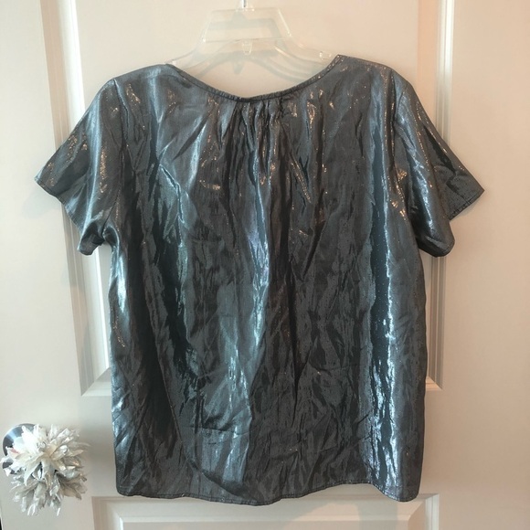 Velvet by Graham & Spencer Metallic Top Size S - Picture 13 of 15